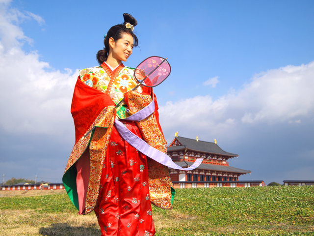 天平衣装・貴族女性